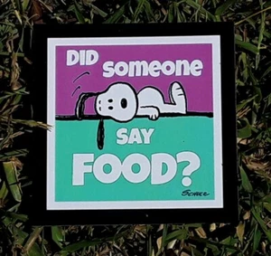 Cacahuetes ☆ Snoopy ♡ ¿ALIMENTO? ♡ Imán ♡ - Imagen 1 de 1