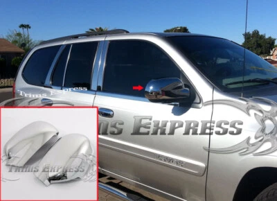 2002-2009 Chevy Trailblazer/GMC Envoy Chrome Door Mirror Cap Covers - Image 1 of 3