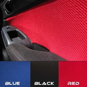 4pc Jersey Door Insert Cover Red Black Blue For Honda Civic 11th GEN 2021+ - Picture 1 of 13