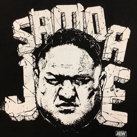AEW All Elite Crate Exclusive Limited Edition SAMOA JOE T-Shirt - M / Medium Cover
