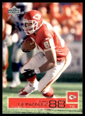 2002 1St Round Draft Pick Tony Gonzales NM Kansas City Chiefs #88 0944 - Image 1 of 2