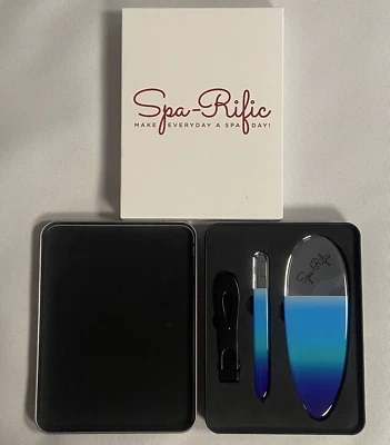 Spa-Esome Нано Лазерное Травленое Стекло Mani Pedi Комплект с Ergo Широкая Челюсть Машинка для Ногтей - Изображение 1 из 4