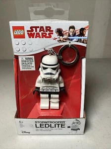 LEGO Star Wars STORMTROOPER Figure Keychain with LED Key Light BRAND 3" NEW - Picture 1 of 9