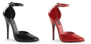 HIGH HEEL STILETTO 6" SPITZE ZEHEN KNÖCHELRIEMEN SCHUHE MODE PLEASER DOMINA 402 - Bild 1 von 3