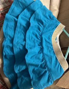 Teal Ruffled Skirt 4t - Picture 1 of 4