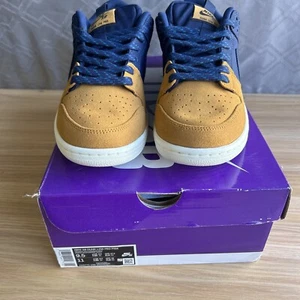 Brand New Nike SB Dunk Low Pro PRM 'Navy Desert Ochre' DX6775-400 Men's 9.5 - Picture 1 of 12