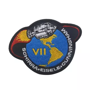 APOLLO 7 PURPLE VARIANT LION BROTHERS NASA SPACE HOOK PATCH EMBROIDERED BADGE - Picture 1 of 5