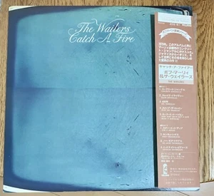 EX/EX JAPAN 1982 THE WAILERS Catch The Fire LP Reggae Vinyl Bob Marley OBI - Imagen 1 de 5