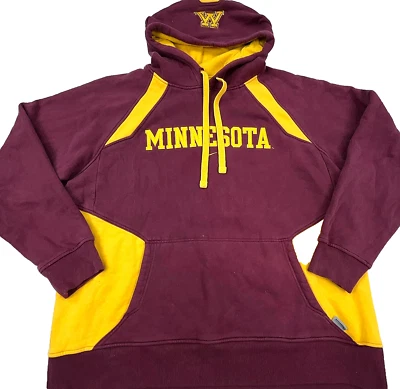 Vintage Minnesota Golden Gophers Hoodie Men XL Maroon Nike Center Swoosh Y2K 00s - Image 1 of 4