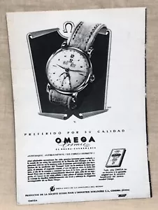 OMEGA Vintage 1950's 1960's Page Cosmic Ref 2473 Triple Date Moonphase Gold OEM/ - Foto 1 di 4