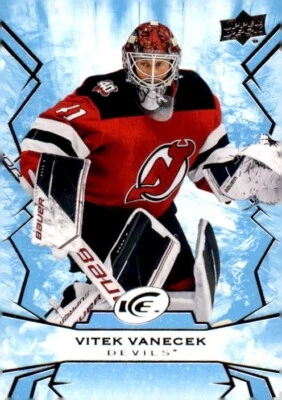2022-23 Upper Deck Ice #38 Vitek Vanecek New Jersey Devils - Image 1 of 2