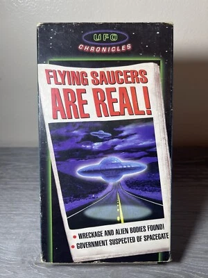 Flying Saucers Are Real UFO Chronicles VHS 1996 Stanton Friedman - Image 1 of 3