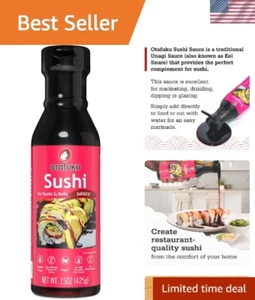 Deliciosa salsa de anguila de 15 oz - Salsa Unagi sin gluten perfecta para sushi y arroz - Imagen 1 de 8