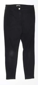 Papaya Womens Black Cotton Blend Jegging Leggings Size 8 L25 in - Picture 1 of 12