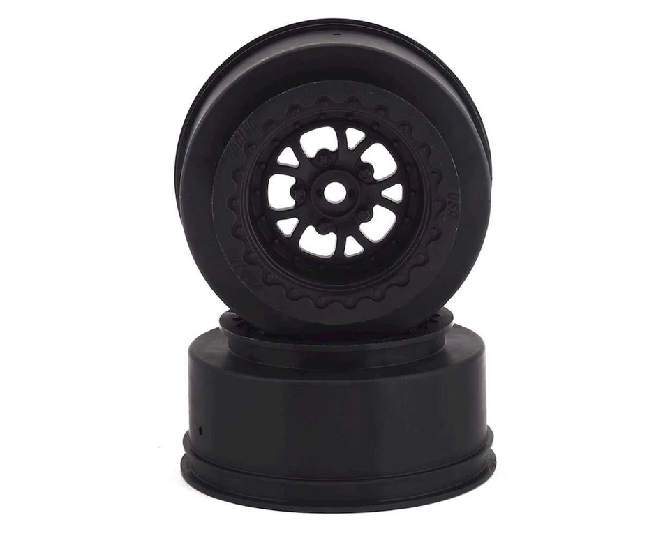 Pro-Line Racing 1/10 Pomona Drag Spec Rear 2.2"/3.0" 12mm Drag Wheels Black  - Image 1 of 1