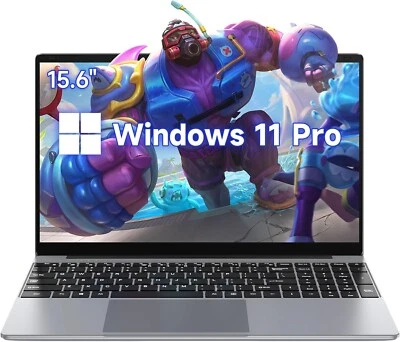 15.6 inch Laptop 2k FHD Intel 12th Quad Core N100 (Up to 3.4GHz) 12GB RAM 512GB - Image 1 of 4