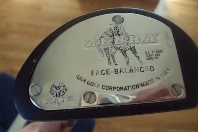 Ram Zebra Face Balanced black mallet putter 35" - Image 1 of 4