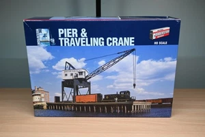 HO Scale Walthers Cornerstone Pier & Traveling Crane #933-3067 - Open Box - Picture 1 of 4