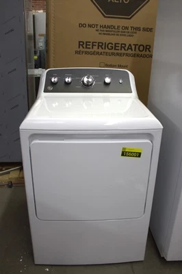 GE GTD48EASWWB 27" White Front Load Electric Dryer NOB #156001 - Image 1 of 4