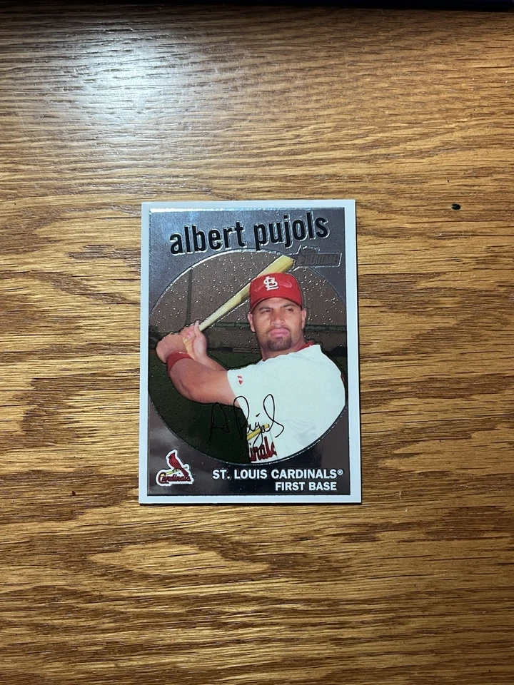 2008 TOPPS HERITAGE CHROME #C15 ALBERT PUJOLS SP 1285/1959 - Image 1 of 4