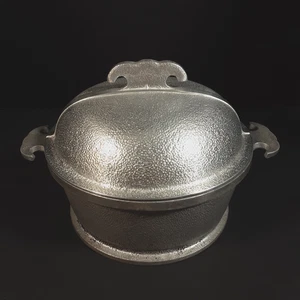 Guardian Service Hammered Aluminum Casserole Dish 8" With Lid Made in USA - Picture 1 of 12