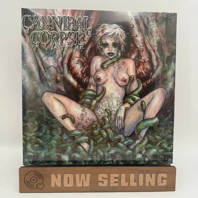 Cannibal Corpse - Worm Infested Vinyl EP Reissue Green w/ Red Splatter SEALED Foto 1 de 2