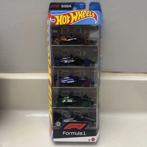 HOT WHEELS 5 PACK - FORMULA 1 2024 McLAREN ALPINE RED BULL SAUBER HAAS - Picture 1 of 5