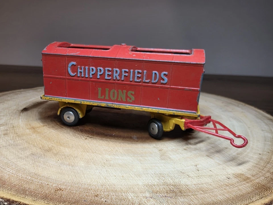 VINTAGE Corgi Major Toys #1123 Animal Cage Trailer CHIPPERFIELDS LIONS 1960s - Image 1 of 4