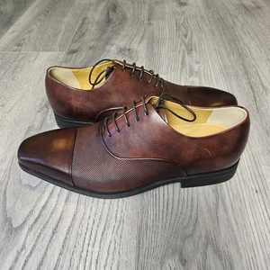 Zapatos de vestir Steptronic Oxford Hyde con cordones para hombre EU 42 UK 8 marrón nuevos sin caja  - Imagen 1 de 12