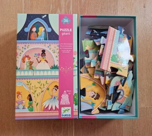 DJECO Der Prinzessinturm Puzzle 36 Teile Bodenpuzzle ab 4J. Märchen Mädchen nwt - Bild 1 von 5