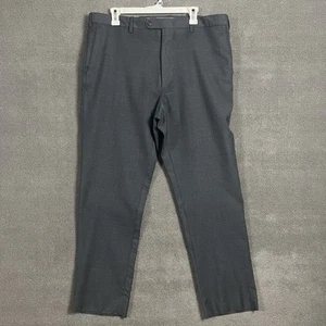 JWN Anzughose Herren 38R Traditional Fit Italy John Nordstrom Grau Wolle - Bild 1 von 18