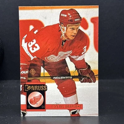 Donruss Kris Draper Detroit Red Wings #423 1993-94 Foto 1 de 2