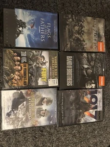 The Pacific Band of Brothers 1917 Fury Flags of or Fathers and more DVD lot - Picture 1 of 1