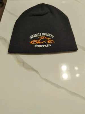 Vintage Orange County Choppers Black Beanie One Size Fits All - Image 1 of 2