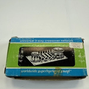 Realistic Universal 3 Way Crossover Network 40-1299A Radio Shack - Picture 1 of 3