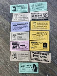 Vintage Toads Place New Haven, CT Early Bird Passes Hardcore, Rock - Foto 1 di 3