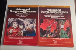Lot of 2 Advanced Dungeons & Dragons Official Adventure # UK3 9101 & # EX2 9073. - Picture 1 of 8