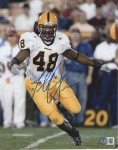 TERRELL SUGGS SIGNED AUTO 8X10 PHOTO BECKETT/BAS WITN #W487406 ARIZONA STATE - Picture 1 of 1