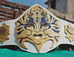 TNA Jeff Hardy's Legacy Enigmatic Champion Replica Wrestling Belt Triple Layer - Picture 1 of 4