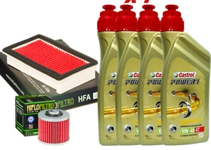 KIT TAGLIANDO YAMAHA XT 600 1991/1995 CASTROL 10W40 FILTRO ARIA FILTRO OLIO - Foto 1 di 3