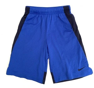Boy's Nike Icon Dri Fit Basketball Shorts Blue Style Youth Size Large - Picture 1 of 7
