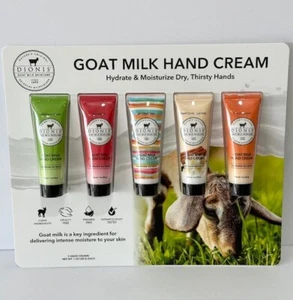 Dionis Goat Milk Hand Cream Set of 5 Assorted 1 oz ea Variety Scent Moisturizer - Picture 1 of 10