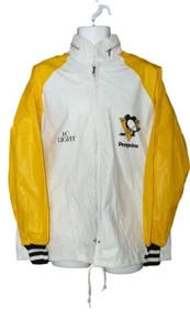 Chaqueta Abrigo de Lluvia Rara De Colección Pittsburgh Penguins XL Unisex Vinilo PENS Hockey - Imagen 1 de 10