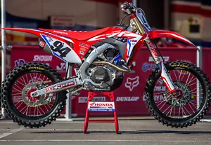 Honda Ken Roczen Replica HRC Honda CRF 450 2020 Kit Plastica UFO Replica Rosso - Foto 1 di 7