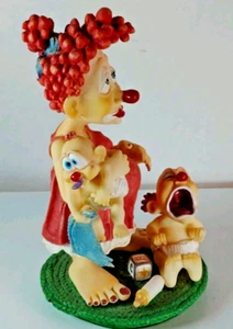 Slapstix Bare Foot and Pregnant Clown Lady with Cry Babies by Cast Art. Barefoot - Picture 1 of 10