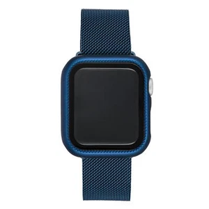 Sol-Light Apple Metal Smartwatch opaska i zderzak - granatowy - Zdjęcie 1 z 3