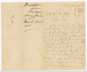 Carta Arva Irlanda 1874 venta hipoteca y compra de terrenos familiares firmados WM Mathews - Imagen 1 de 2