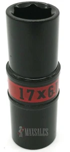 Impact Flip Socket Lug Nut Set Metric Mag Wheel Thin wall 17mm x 19mm - Picture 1 of 2