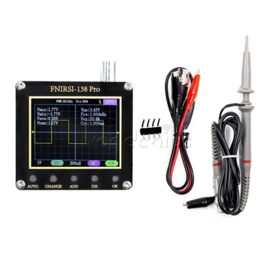 FNIRSI-138 PRO Digital Handheld Oscilloscope 200KHz Analog Bandwidth 3.3V - Image 1 of 4