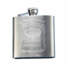 Jack Daniel's Embossed Stainless Steel Flask